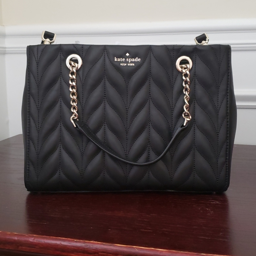 NWT Kate Spade Meena Briar Lane Quilted Black